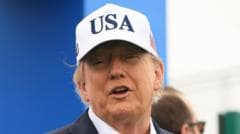 Trump doubles down on united Ireland comments on day two of visit