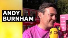 Prime Minister Andy Burham on competing at Great North Run