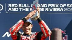 Marquez moves top with MotoGP win in San Marino